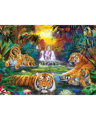 Puzzle Eurographics - Tiger's Eden, 500 piese XXL (8500-5457)