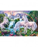 Puzzle Schmidt - Magnificent Unicorns, 60 piese, contine bentita (56331)