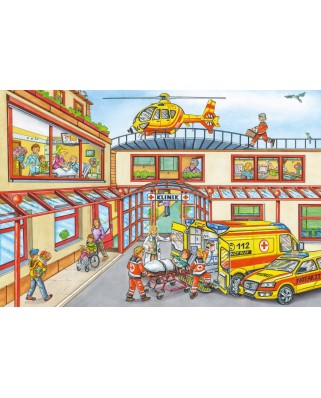 Puzzle Schmidt - Rescue Helicopter, 100 piese (56352)