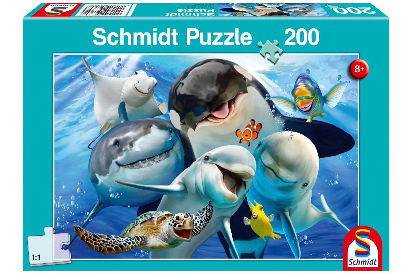 Puzzle Schmidt - Underwater Friends, 200 piese (56360)
