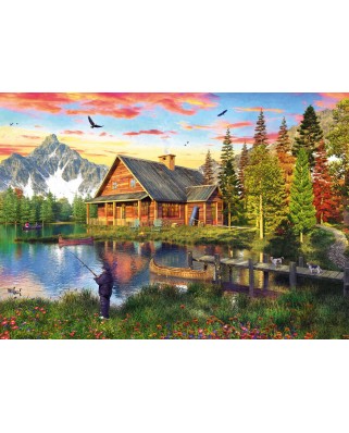 Puzzle Schmidt - Fishing At The Lake, 500 piese (58371)