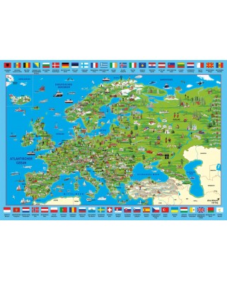 Puzzle Schmidt - Discover Europe, 500 piese (58373)