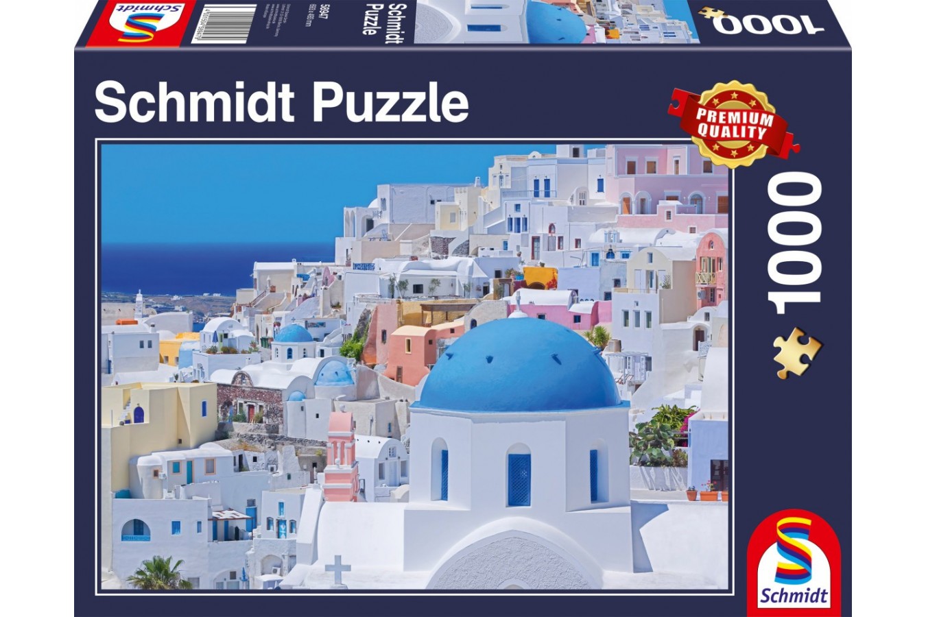 Puzzle Schmidt - Santorini, Cyclades, 1000 piese (58947)