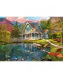 Puzzle Schmidt - Lakeside Retirement Home, 1000 piese (59619)