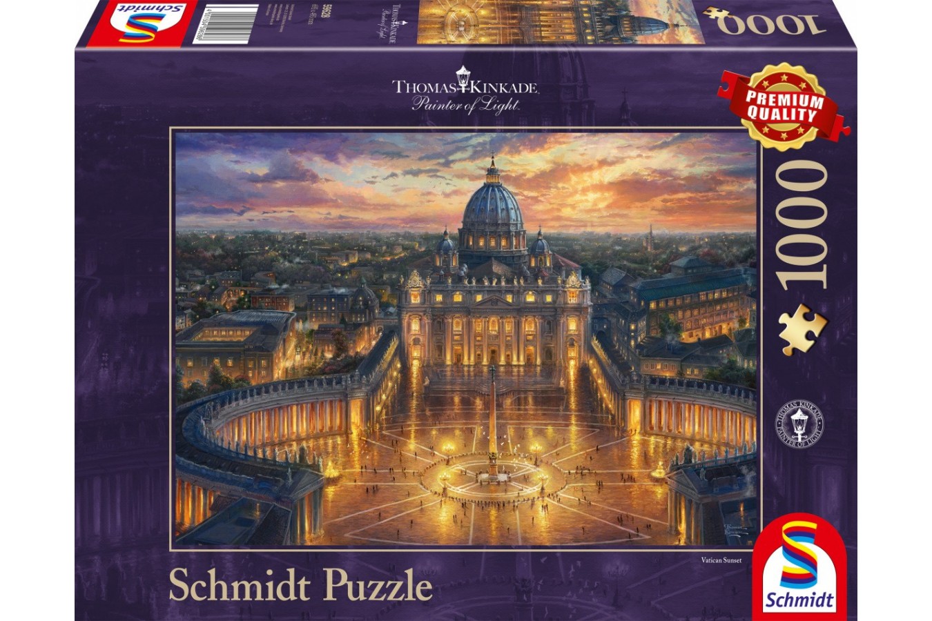 Puzzle Schmidt - The Vatican, 1000 piese (59628)