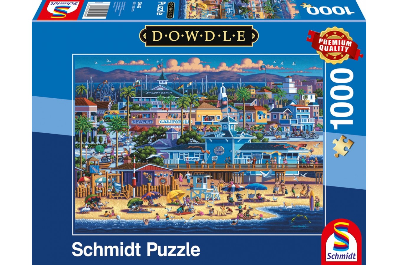 Puzzle Schmidt - Eric Dowdle: Newport, 1000 piese (59642)