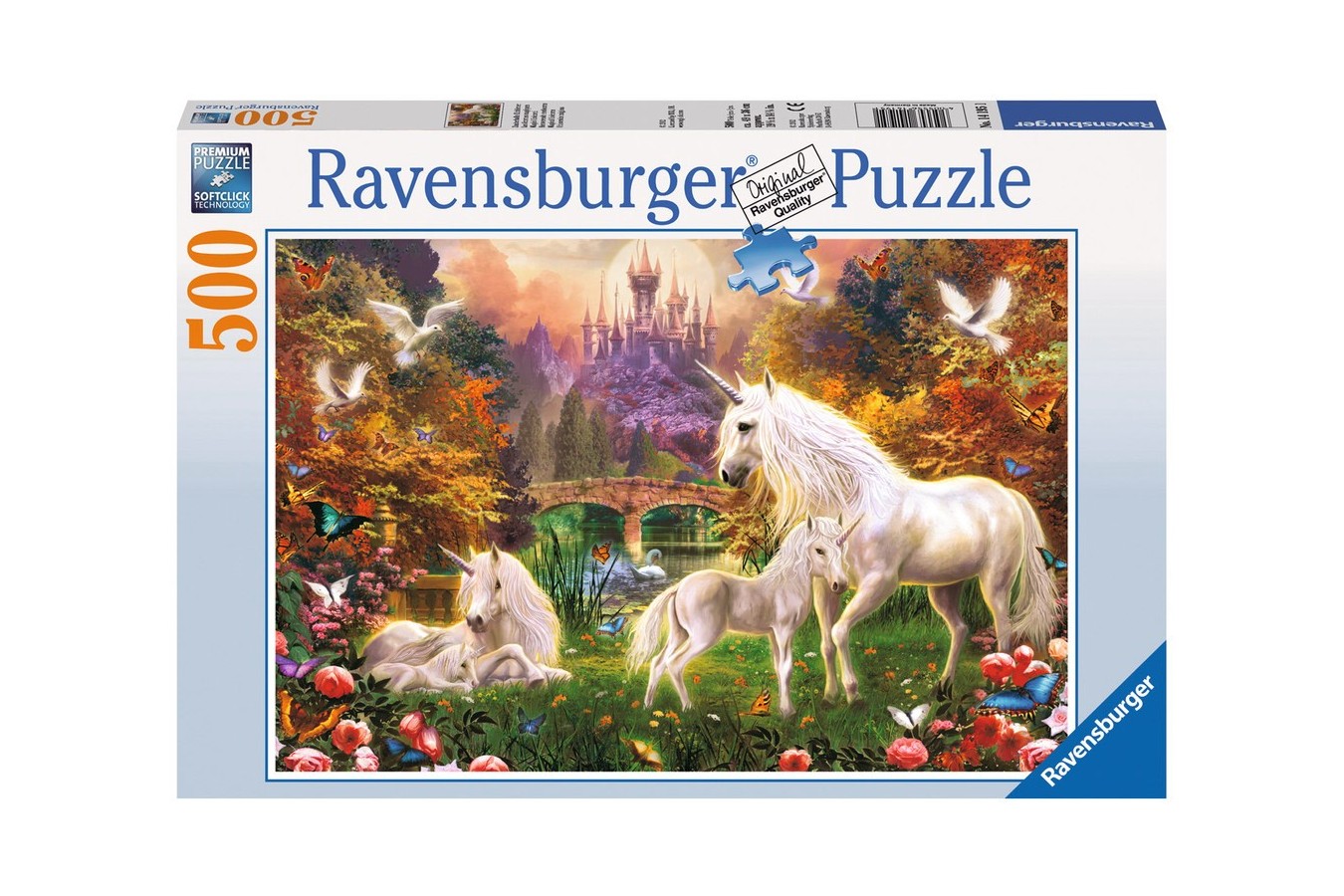 Puzzle Ravensburger - Unicorni, 500 piese (14195)