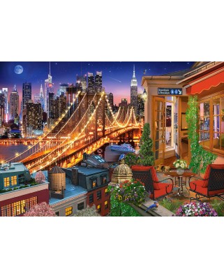 Puzzle Castorland - Brooklyn Bridge Lights, 1000 piese (104598)