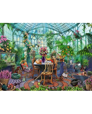 Puzzle Ravensburger - A Morning in the Greenhouse, 500 piese (14832)
