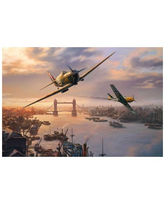 Puzzle Gibsons - Spitfire Skirmish, 500 piese (65089)