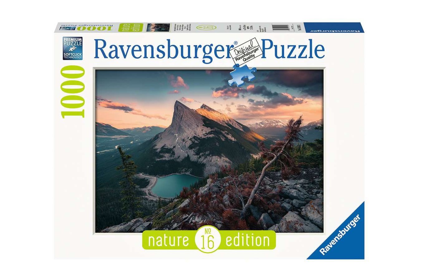 Puzzle Ravensburger - Nature Edition No 16 - An Evening in the Rocky Mountains, 1000 piese (15011)