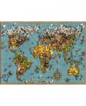 Puzzle Ravensburger - Butterfly World Map, 500 piese (15043)