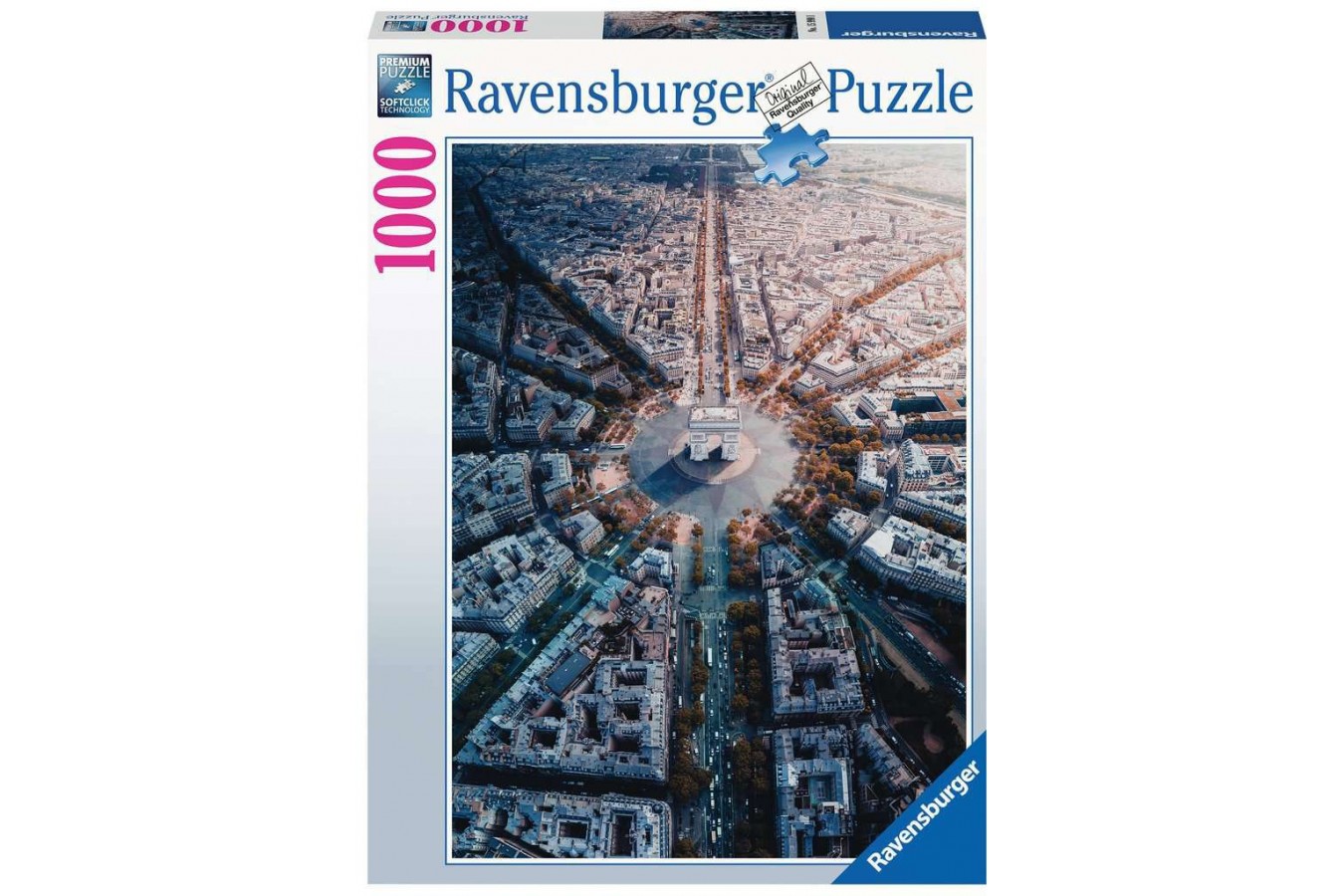 Puzzle Ravensburger - Paris seen from above, 1000 piese (15990)