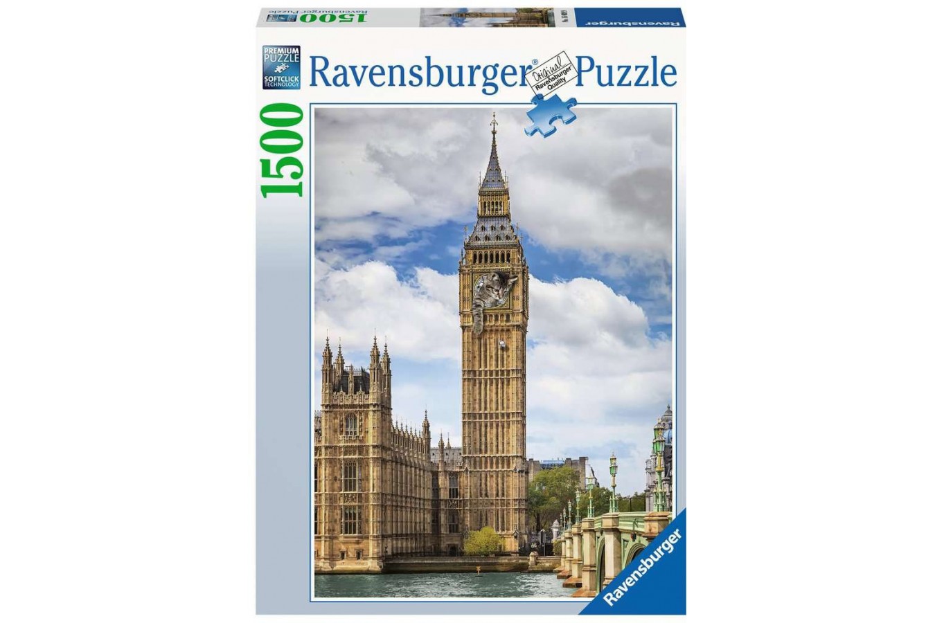 Puzzle Ravensburger - Findus at Big Ben, 1500 piese (16009)