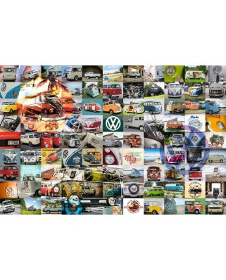 Puzzle Ravensburger - 99 VW Campervan Moments, 3000 piese (16018)