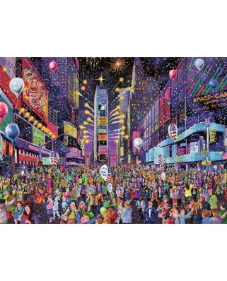 Puzzle Ravensburger - New Years in Times Square, 500 piese (16423)