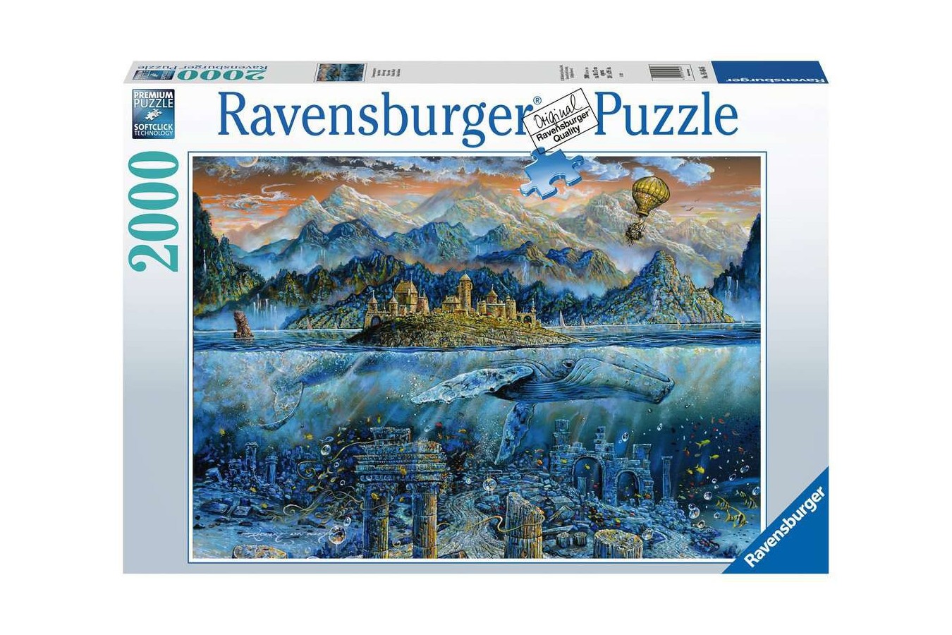 Puzzle Ravensburger - Wise Whale, 2000 piese (16464)