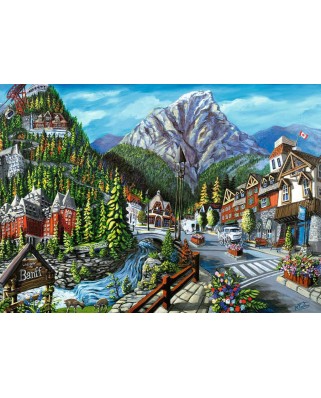 Puzzle Ravensburger - Welcome to Banff, 1000 piese (16481)