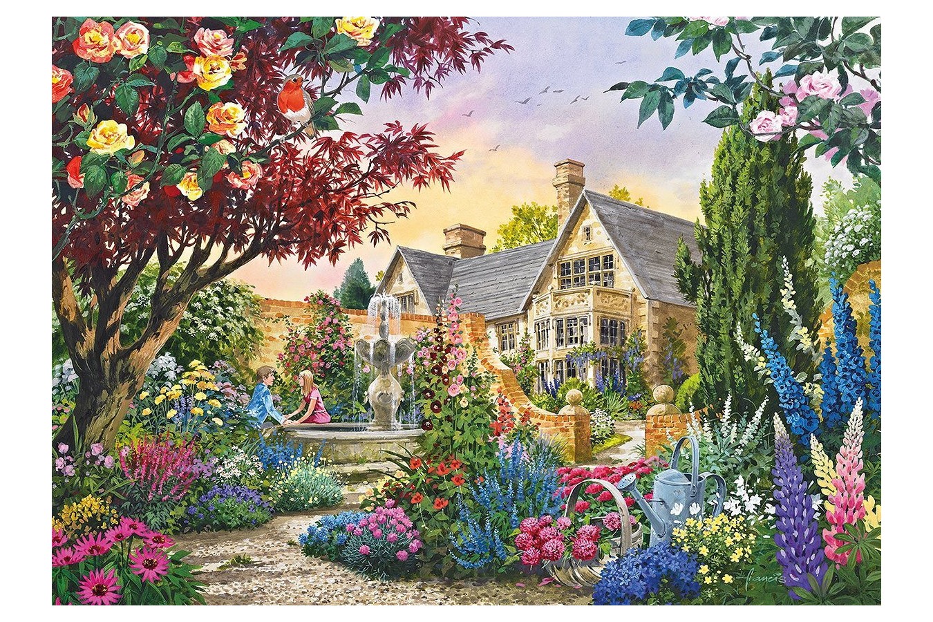 Puzzle Gibsons - John Francis, 4x500 piese (47092)