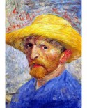 Puzzle TinyPuzzle - Vincent Van Gogh: Self Portrait with Straw Hat, 99 piese (1015)