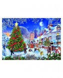 Puzzle Gibsons - Steve Crisp: The Village Christmas Tree, 1000 piese (61402)