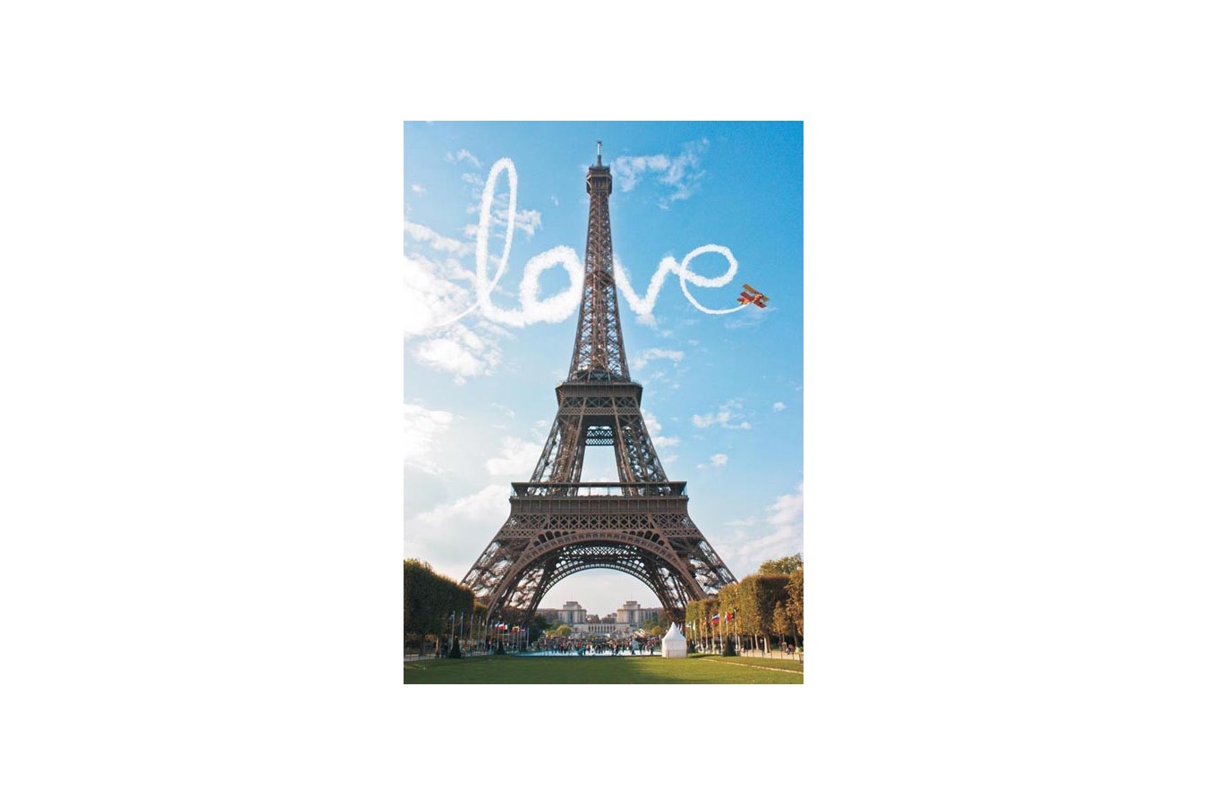 Puzzle Gold Puzzle - Love at Paris, 1000 piese (Gold-Puzzle-60089)
