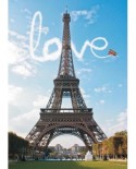 Puzzle Gold Puzzle - Love at Paris, 1000 piese (Gold-Puzzle-60089)