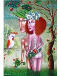 Puzzle Gold Puzzle - Adam and Eve, 1000 piese (61369)
