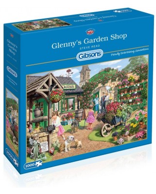Puzzle Gibsons - Steve Read: Glenny's Garden Shop, 1000 piese (49897)