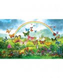 Puzzle SunsOut - Dennis Lewan: Butterfly Holiday, 550 piese (Sunsout-48317)