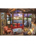 Puzzle SunsOut - Evening at the Lake, 500 piese (Sunsout-31479)