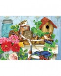 Puzzle SunsOut - Jane Maday: The Old Garden Shed, 500 piese XXL (Sunsout-16097)