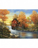 Puzzle SunsOut - John Zaccheo: Sunset at the Old Mill, 300 piese XXL (Sunsout-62118)