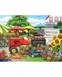 Puzzle SunsOut - Nancy Wernersbach: Farm Stand Bounty, 300 piese XXL (Sunsout-63016)