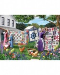 Puzzle SunsOut - Sharon Steele: Quilts in the Backyard, 500 piese (Sunsout-42077)