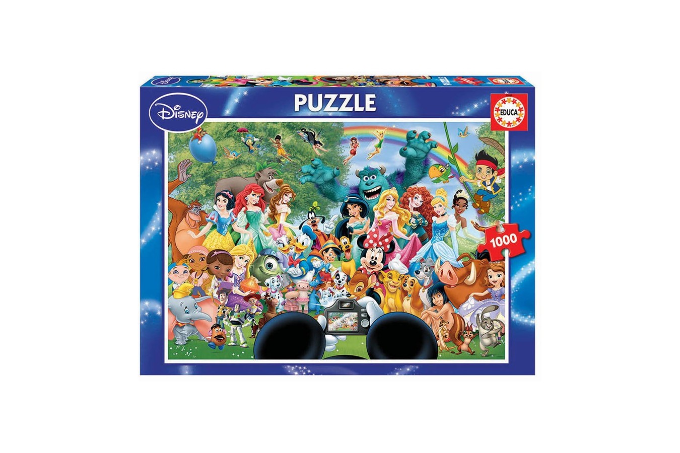 Puzzle Educa - The Marvellous World Of Disney II, 1000 piese, include lipici (16297)