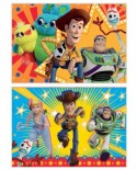 Puzzle din lemn Educa - Toy Story 4, 2x50 piese (18084)