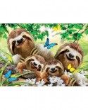 Puzzle Educa - Sloth Family Selfie, 500 piese, include lipici (18450)