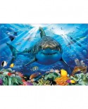 Puzzle Educa - Great White Shark, 500 piese, include lipici (18478)