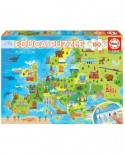 Puzzle Educa - Europe Map, 150 piese (18607)