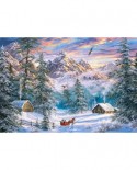 Puzzle Castorland - Mountain Christmas, 1000 piese (104680)