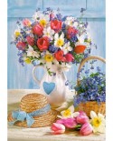 Puzzle Castorland - Spring In Flower Pot, 500 piese (53520)