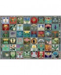 Puzzle Cobble Hill - Art Nouveau Tiles, 1000 piese (Cobble-Hill-80256)
