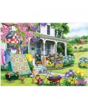 Puzzle Cobble Hill - Spring Cleaning, 500 piese XXL (Cobble-Hill-85070)