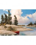 Puzzle Cobble Hill - A Day at the Lake, 500 piese XXL (Cobble-Hill-85074)