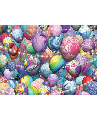 Puzzle Cobble Hill - Party Balloons, 500 piese XXL (Cobble-Hill-85075)