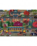 Puzzle Cobble Hill - Trolley Station, 500 piese XXL (Cobble-Hill-85082)
