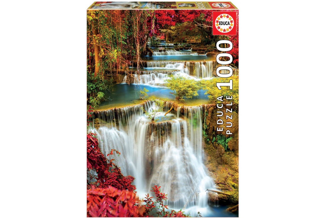 Puzzle Educa - Waterfall in deep Forest, 1000 piese (18461)