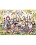 Puzzle Gibsons - Mad Catter's Tea Party, 250 piese XXL (G2717)