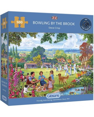 Puzzle Gibsons - Bowling by the Brook, 500 piese (G3125)